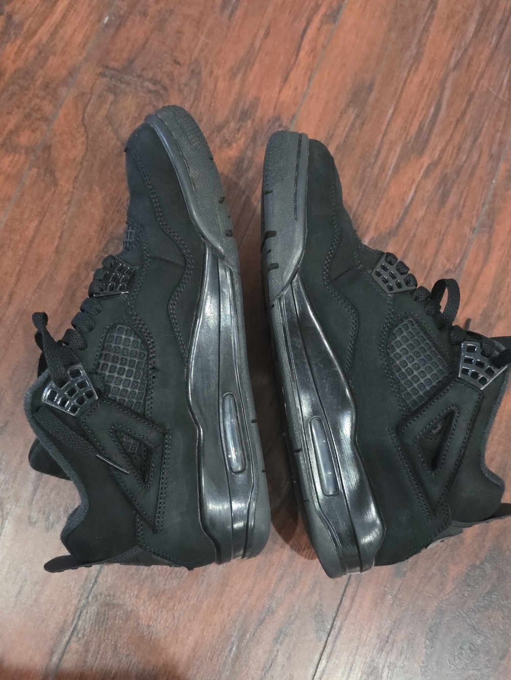 Nike Air Jordan 4 Retro "Black Cat" Size 8 - Picture 3 of 13
